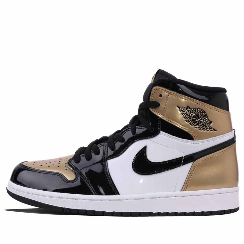 Nike Air Jordan 1 Retro High OG NRG ComplexCon - Gold Top 3 861428-001 01