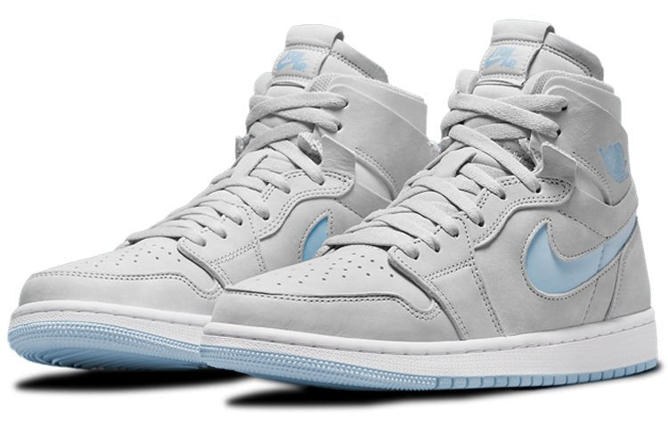 Womens Air Jordan 1 Zoom CMFT Grey Blue CT0979-004 01