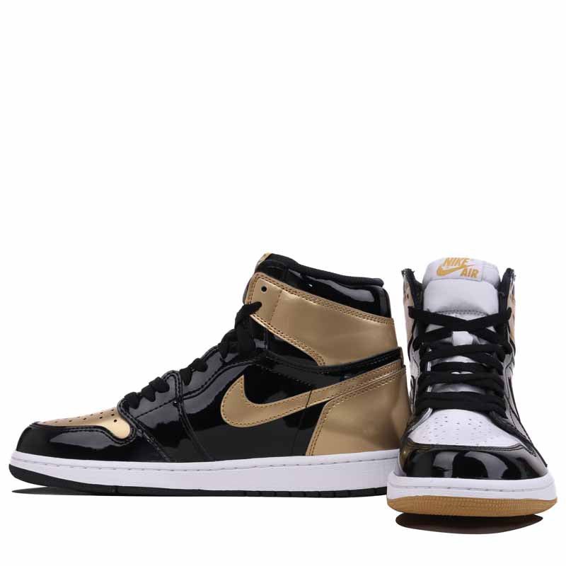 Nike Air Jordan 1 Retro High OG NRG ComplexCon - Gold Top 3 861428-001 01
