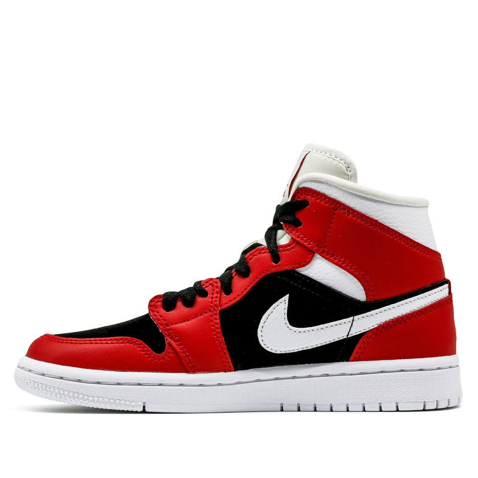Womens WMNS Air Jordan 1 Mid Gym Red Black BQ6472-601 01
