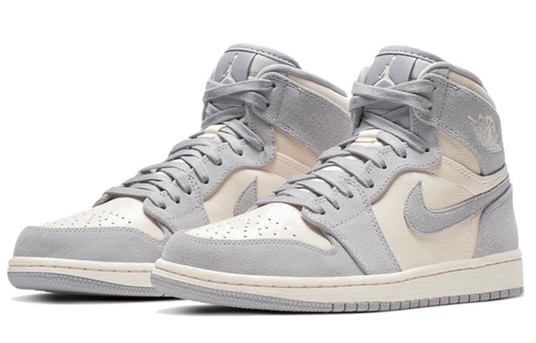 Womens WMNS Air Jordan 1 Retro HI PRM Pale Ivory AH7389-101 01