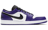 Nike Air Jordan 1 Low Court Purple Court Purple White 553558-500 01