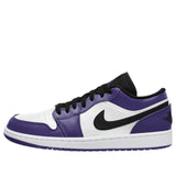 Nike Air Jordan 1 Low Court Purple Court Purple White 553558-500 01