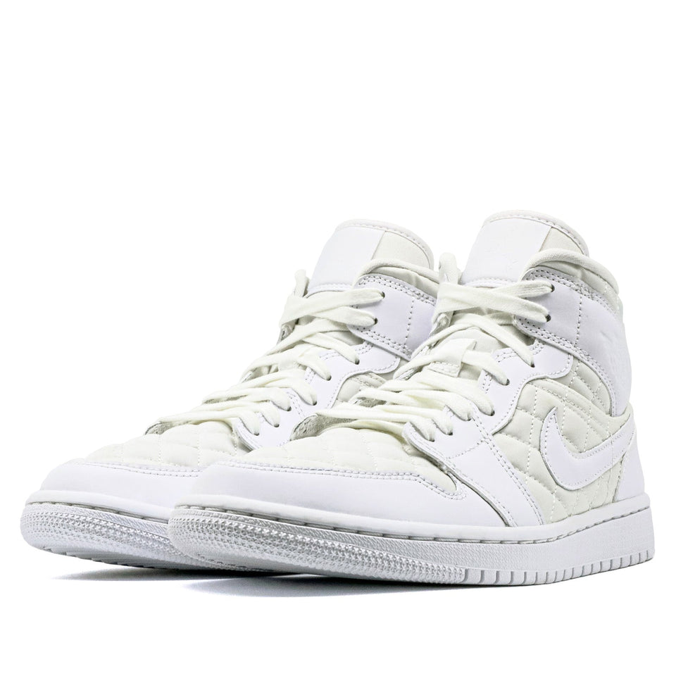 Womens WMNS Air Jordan 1 Mid SE Quilted White DB6078-100 01