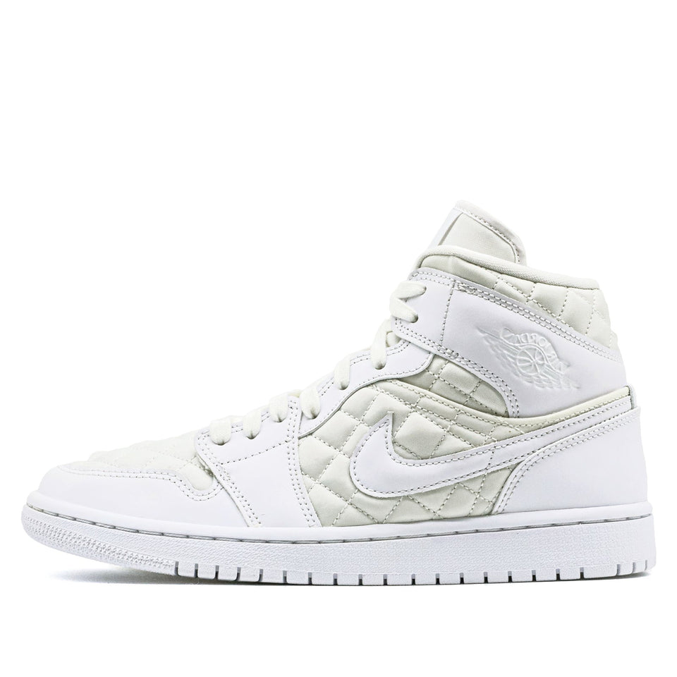 Womens WMNS Air Jordan 1 Mid SE Quilted White DB6078-100 01