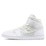 Womens WMNS Air Jordan 1 Mid SE Quilted White DB6078-100 01