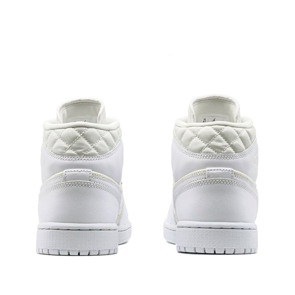 Womens WMNS Air Jordan 1 Mid SE Quilted White DB6078-100 01