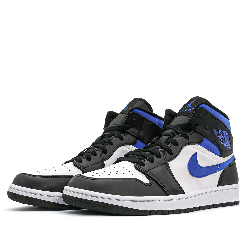 Nike Air Jordan 1 Mid White Black Royal 554724-140 01