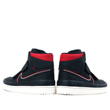 Nike Air Jordan 1 RE HI Double STRP Black Gym Red AQ7924-016 01