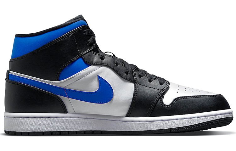Nike Air Jordan 1 Mid White Black Royal 554724-140 01