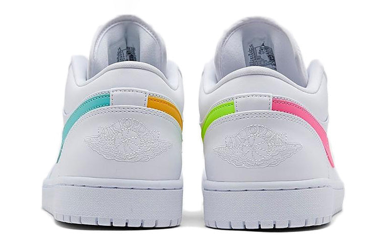 Nike Air Jordan 1 Low 'White Multi-Color' White/Multi-Color/Light Aqua CW7033-100 01