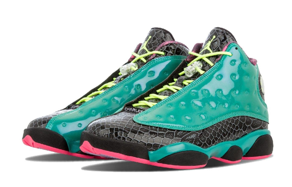 Nike Air Jordan 13 Retro 'Doernbecher' Emerald Green/Volt Ice/Black/Dynamic Pink 836405-305 01