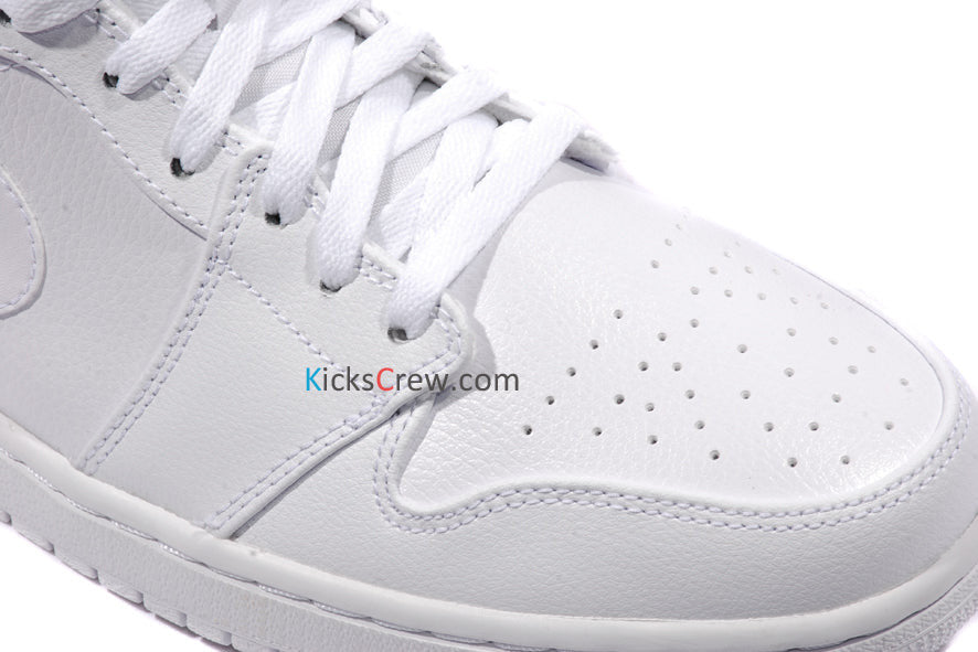 Nike Air Jordan 1 Mid White Cool Grey 554724-102 01