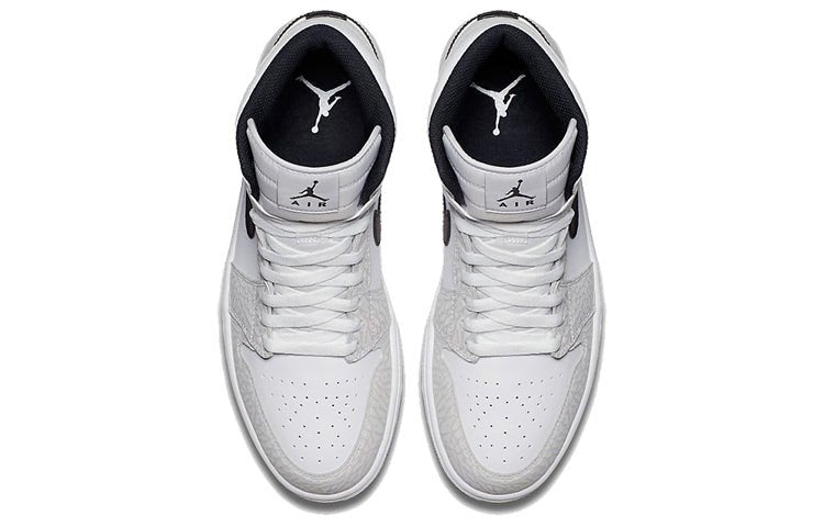 Nike Air Jordan 1 Retro High White Elephant Print 839115-106 01