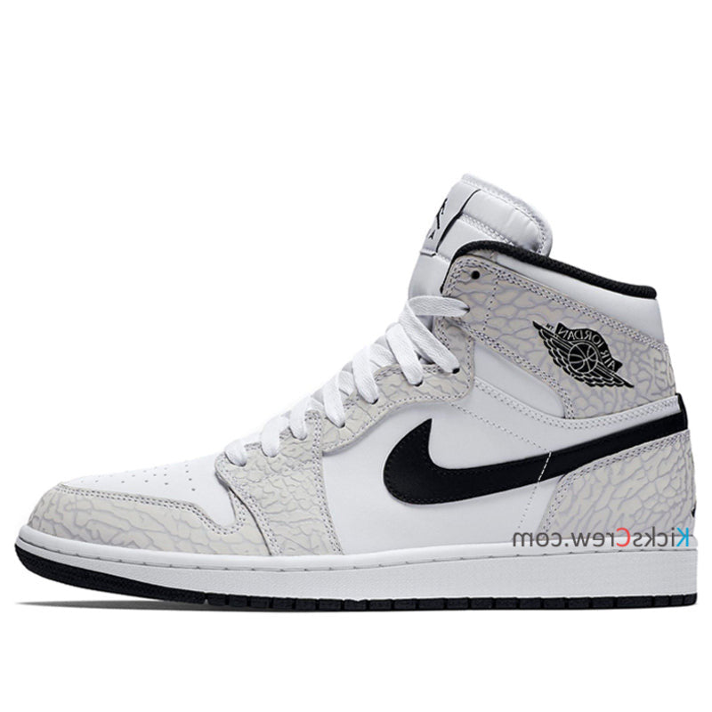 Nike Air Jordan 1 Retro High White Elephant Print 839115-106 01