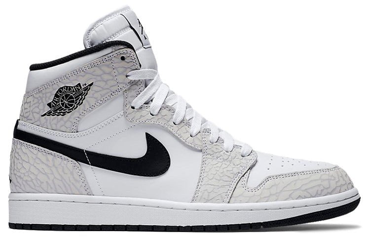 Nike Air Jordan 1 Retro High White Elephant Print 839115-106 01
