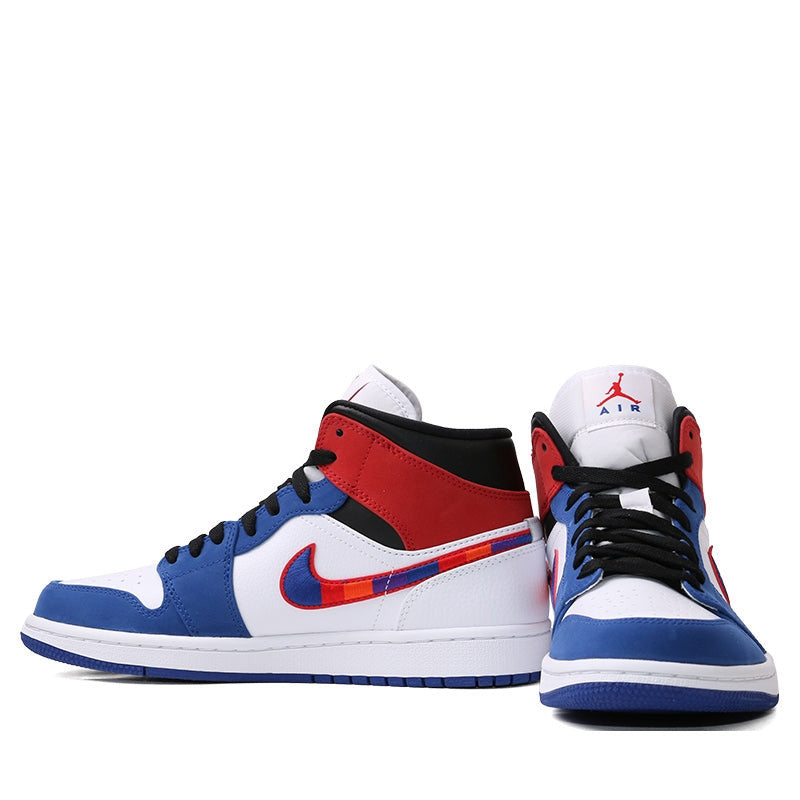 Nike Air Jordan 1 Mid SE White University Blue 852542-146 01