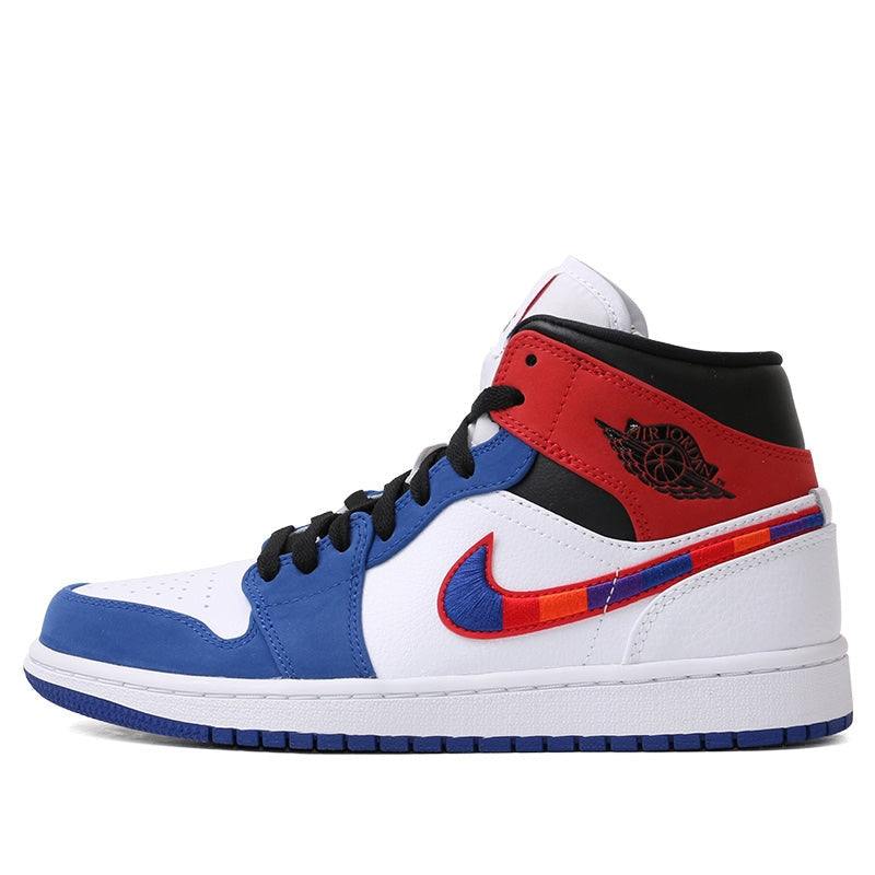 Nike Air Jordan 1 Mid SE White University Blue 852542-146 01