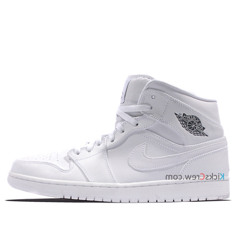 Nike Air Jordan 1 Mid White Cool Grey 554724-102 01