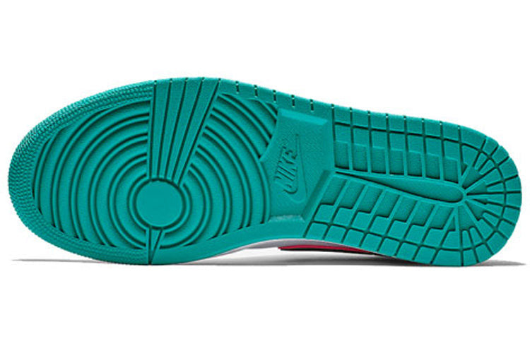 Nike Air Jordan 1 Mid SE 'South Beach' Turbo Green/Black-Hyper Pink-Orange Peel 852542-306 01
