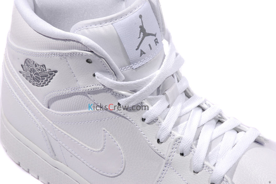 Nike Air Jordan 1 Mid White Cool Grey 554724-102 01