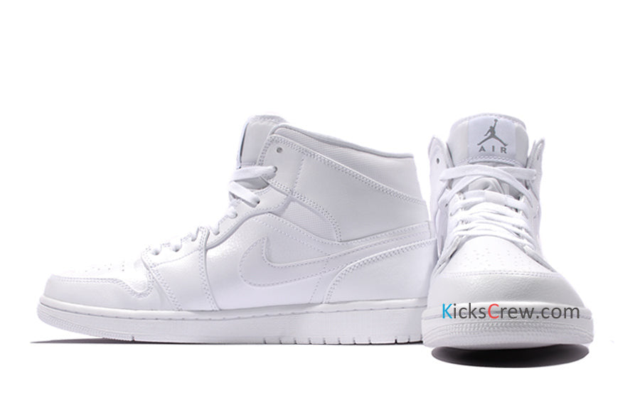 Nike Air Jordan 1 Mid White Cool Grey 554724-102 01
