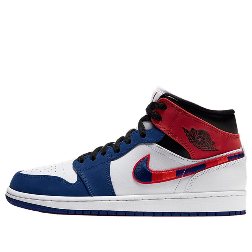 Nike Air Jordan 1 Mid SE White University Blue 852542-146 01