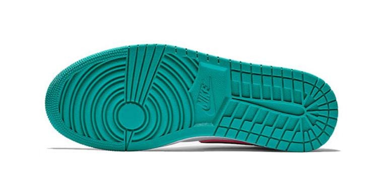 Nike Air Jordan 1 Mid SE 'South Beach' Turbo Green/Black-Hyper Pink-Orange Peel 852542-306 01