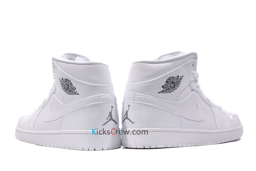Nike Air Jordan 1 Mid White Cool Grey 554724-102 01