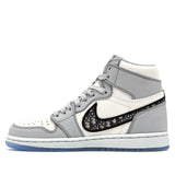 Nike Dior x Air Jordan 1 High OG Wolf Grey/Sail/Photon Dust/White CN8607-002 01