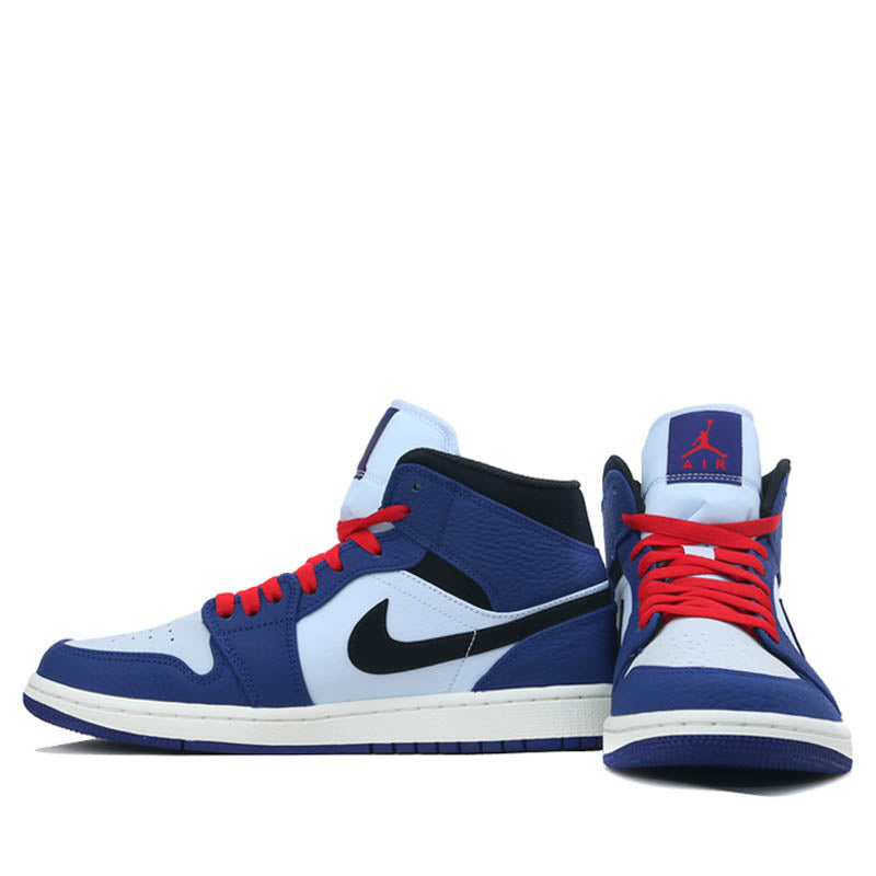 Nike Air Jordan 1 Mid SE Deep Royal Blue Black 852542-400 01