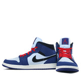 Nike Air Jordan 1 Mid SE Deep Royal Blue Black 852542-400 01
