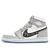 Nike Dior x Air Jordan 1 High OG Wolf Grey/Sail/Photon Dust/White CN8607-002 01