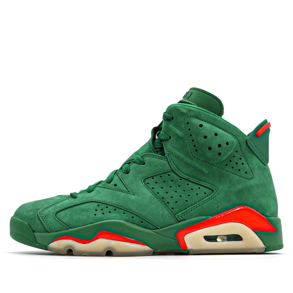 Nike Air Jordan 6 Retro NRG G8RD Gatorade - Green Suede AJ5986-335 01