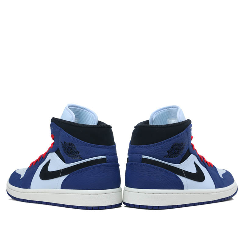 Nike Air Jordan 1 Mid SE Deep Royal Blue Black 852542-400 01