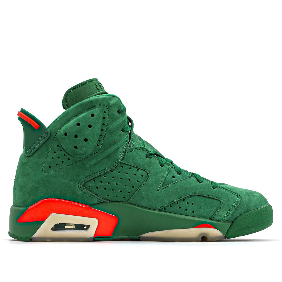 Nike Air Jordan 6 Retro NRG G8RD Gatorade - Green Suede AJ5986-335 01