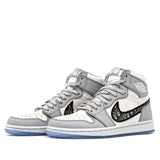 Nike Dior x Air Jordan 1 High OG Wolf Grey/Sail/Photon Dust/White CN8607-002 01