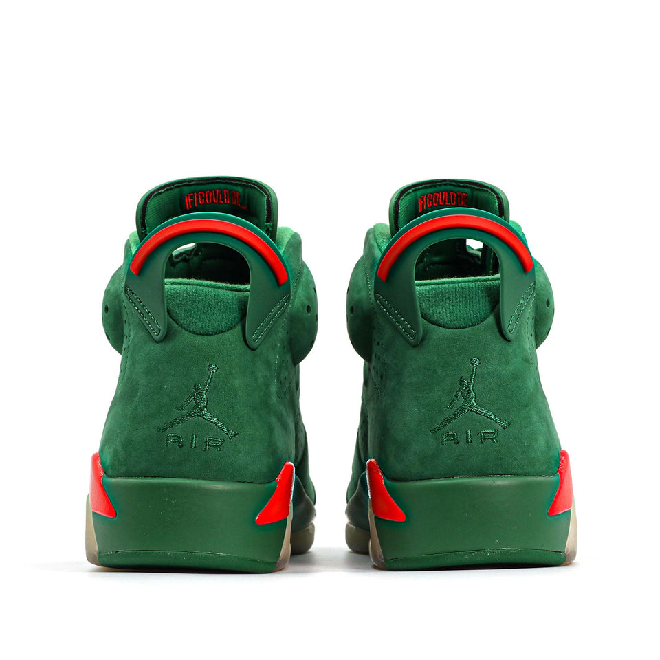 Nike Air Jordan 6 Retro NRG G8RD Gatorade - Green Suede AJ5986-335 01