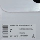 Womens WMNS Air Jordan 4 Retro Silt Red Black AQ9129-601 01