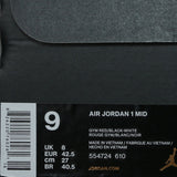Nike Air Jordan 1 Mid Gym Red 554724-610 01