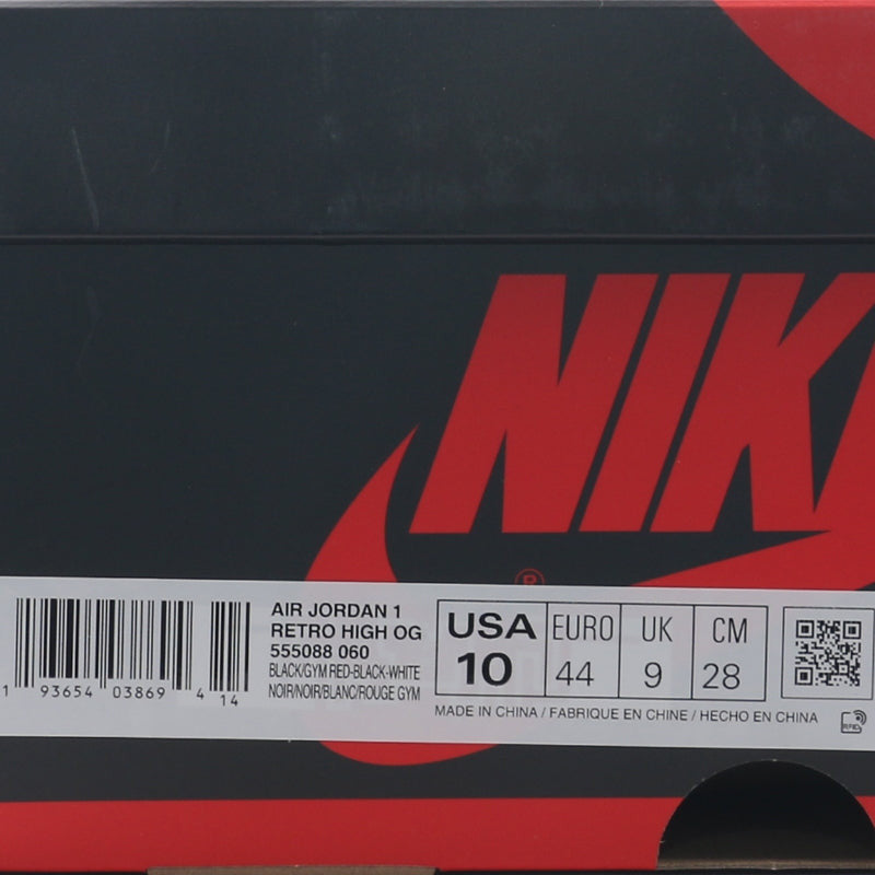 Nike Air Jordan 1 Retro High OG Satin - Black Gym Red 555088-060 01