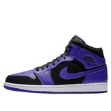 Nike Air Jordan 1 Mid Black Dark Concord 554724-051 01