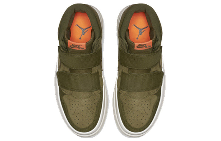 Nike Air Jordan 1 RE HI Double STRP Olive Canvas AQ7924-305 01