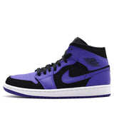 Nike Air Jordan 1 Mid Black Dark Concord 554724-051 01