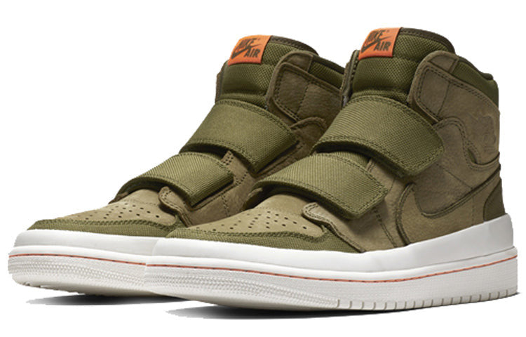 Nike Air Jordan 1 RE HI Double STRP Olive Canvas AQ7924-305 01