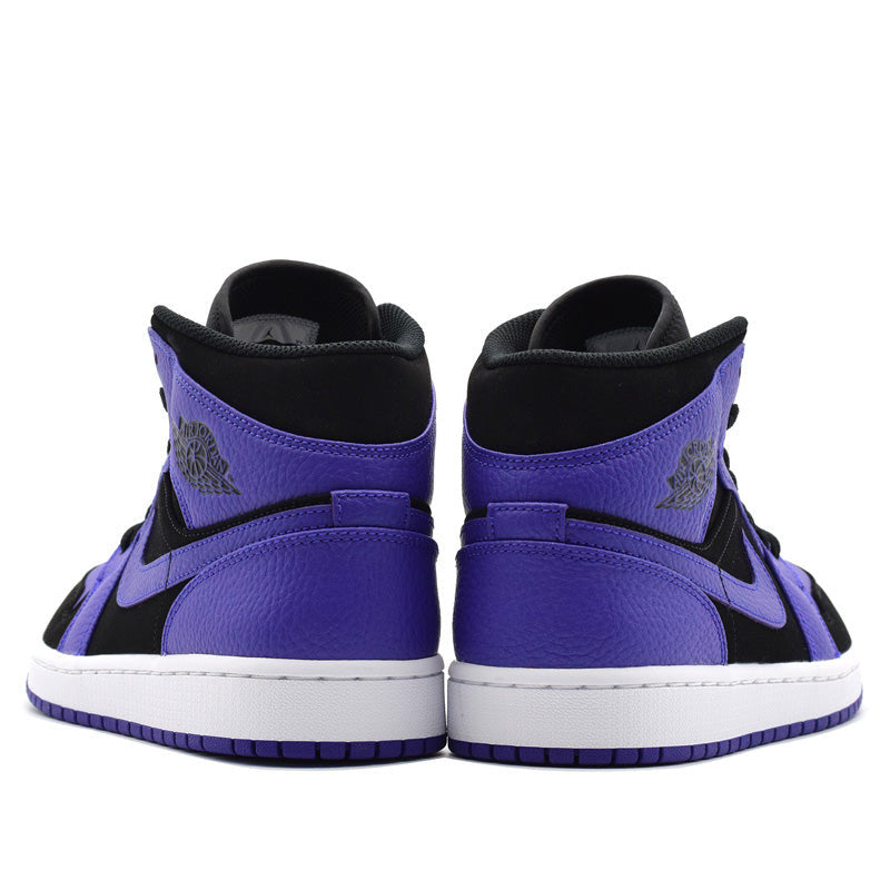 Nike Air Jordan 1 Mid Black Dark Concord 554724-051 01