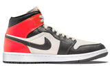 Womens Air Jordan 1 Mid Newsprint DQ6078-100 01