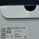 Womens WMNS Air Jordan 1 Retro HI PRM Blue Void AH7389-408 01