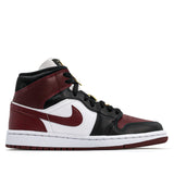 Womens WMNS Air Jordan 1 Mid SE Gold Pendants CZ4385-016 01