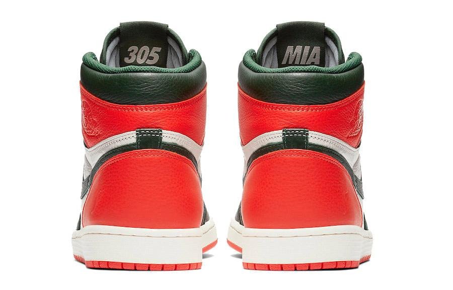 Nike SoleFly x Air Jordan 1 Retro High OG 'Art Basel' White/Green-Orange AV3905-138 01